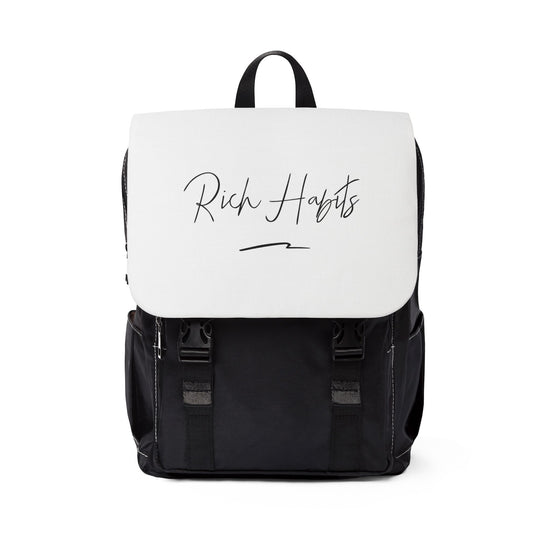 White Shoulder Backpack