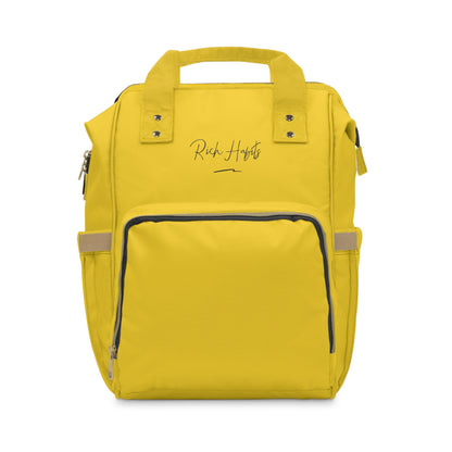 Yellow Multifunctional Diaper Backpack