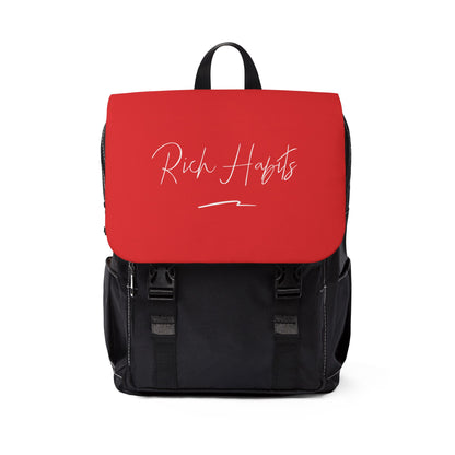 Red Shoulder Backpack