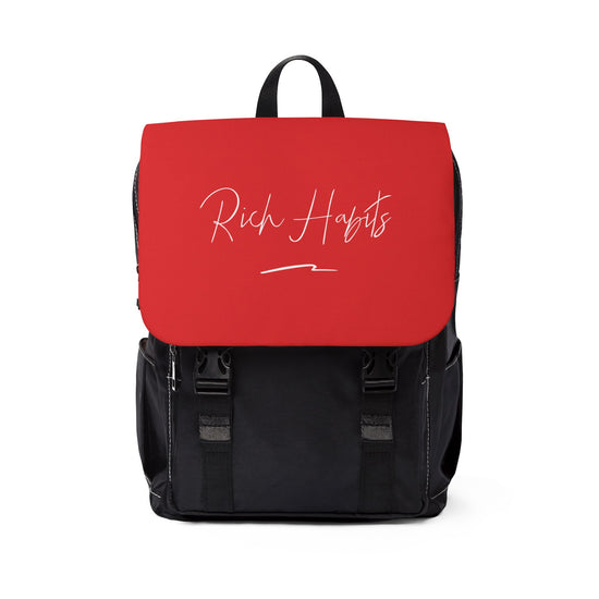 Red Shoulder Backpack