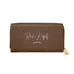 Brown Zipper Wallet