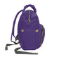 Purple Multifunctional Diaper Backpack