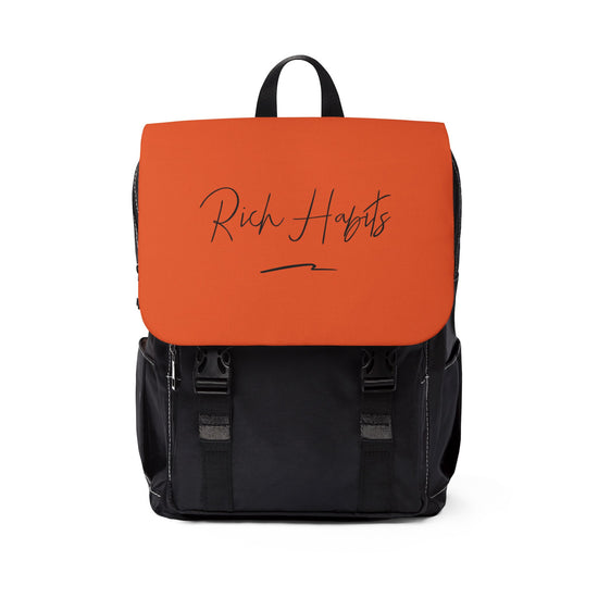 Orange Shoulder Backpack