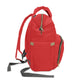 Red Multifunctional Diaper Backpack