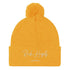 Pom-Pom Beanie - Gold