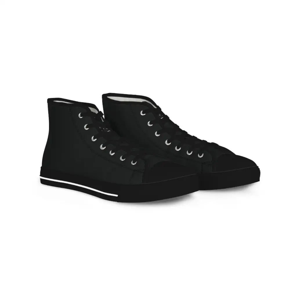 Black Men’s High Top Sneakers - US 5 / sole - Shoes