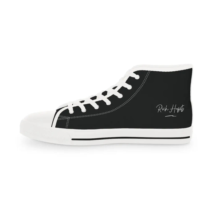 Black Men’s High Top Sneakers - Shoes