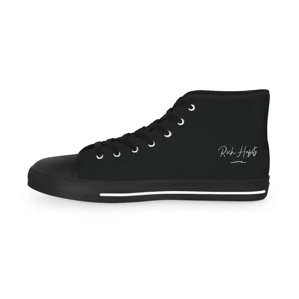 Black Men’s High Top Sneakers - Shoes