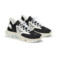 Black Men’s Mesh Sneakers - White sole / US 5 - Shoes