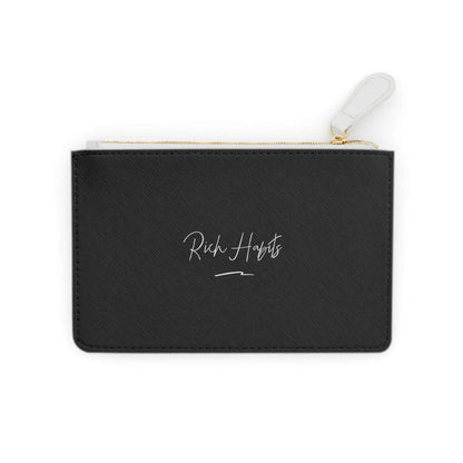 Black Mini Clutch Bag - 6.3” x 4” / White - Bags