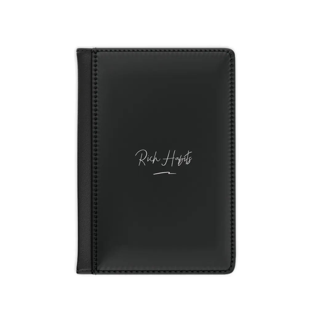 Black Passport Cover - 3.9 x 5.8 / Accessories