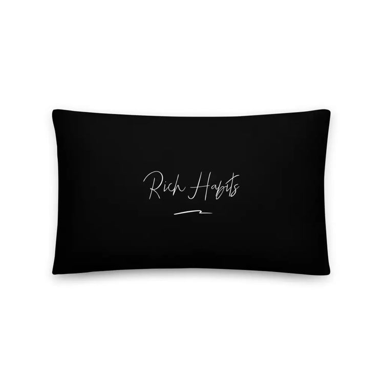 Black Pillow - 20″×12″