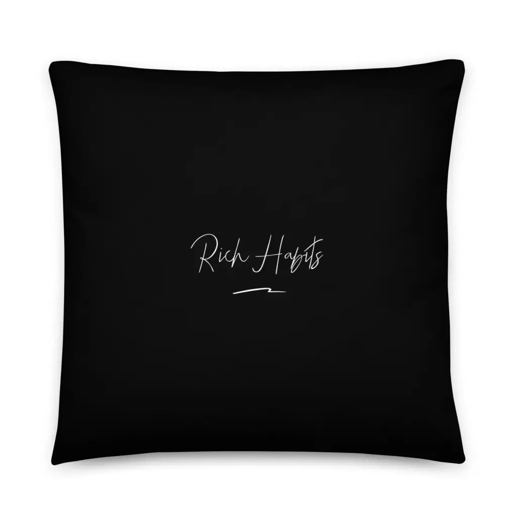 Black Pillow - 22″×22″