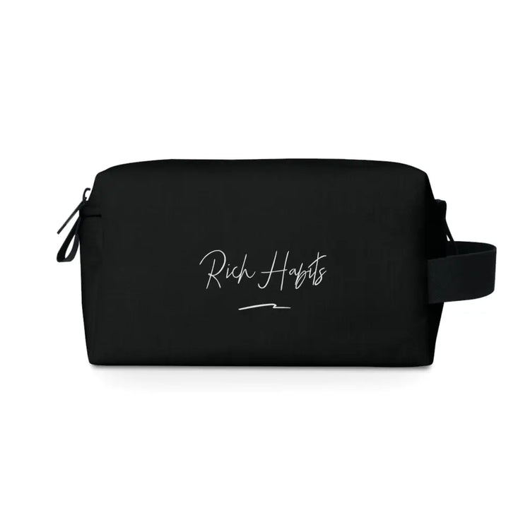 Black Toiletry Bag - 7.5” x 4” 3.8” - Bags