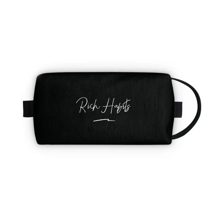 Black Toiletry Bag - 7.5” x 4” 3.8” - Bags