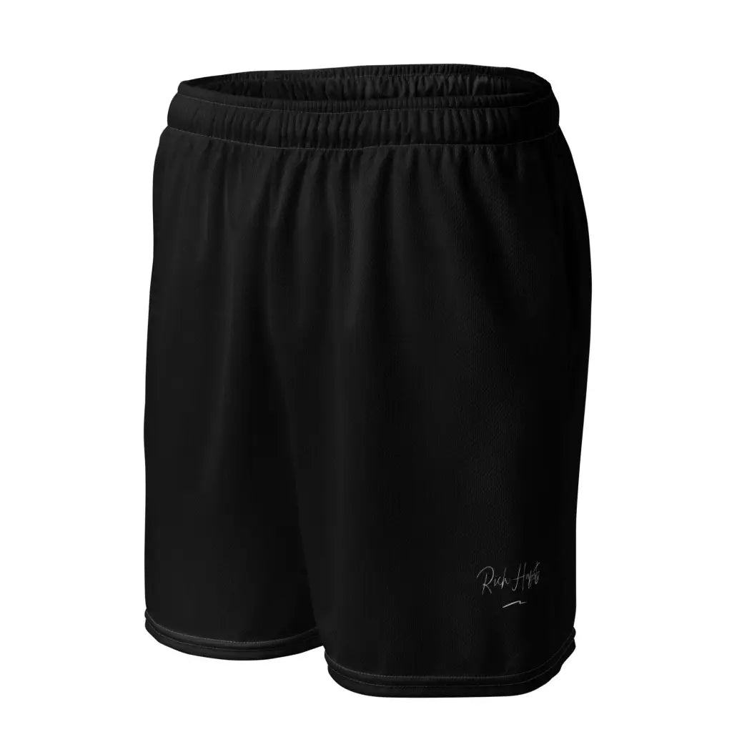 Black Unisex mesh shorts - 2XS