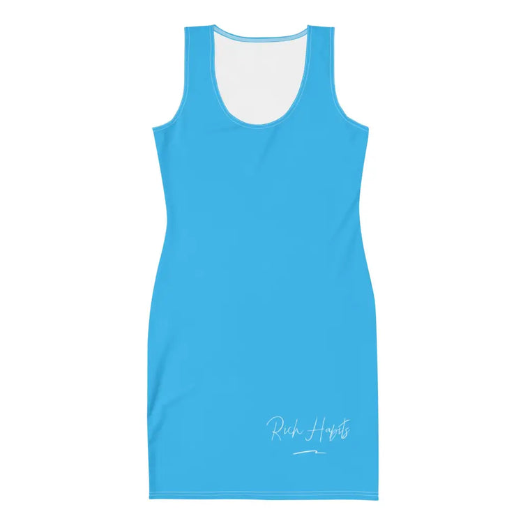 Sky Blue Fitted Dress - XS