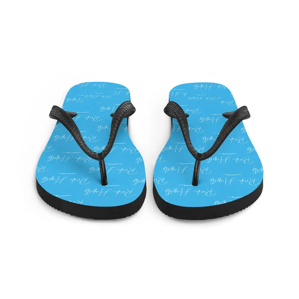 Sky Blue Flip-Flops