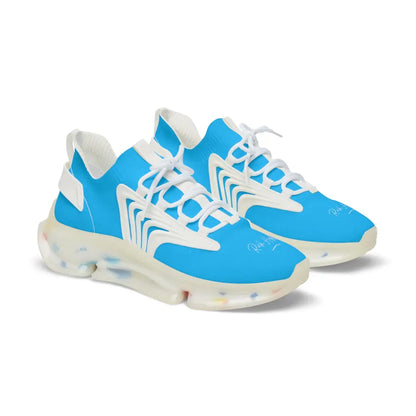 Sky Blue Men’s Mesh Sneakers - White sole / US 5 - Shoes