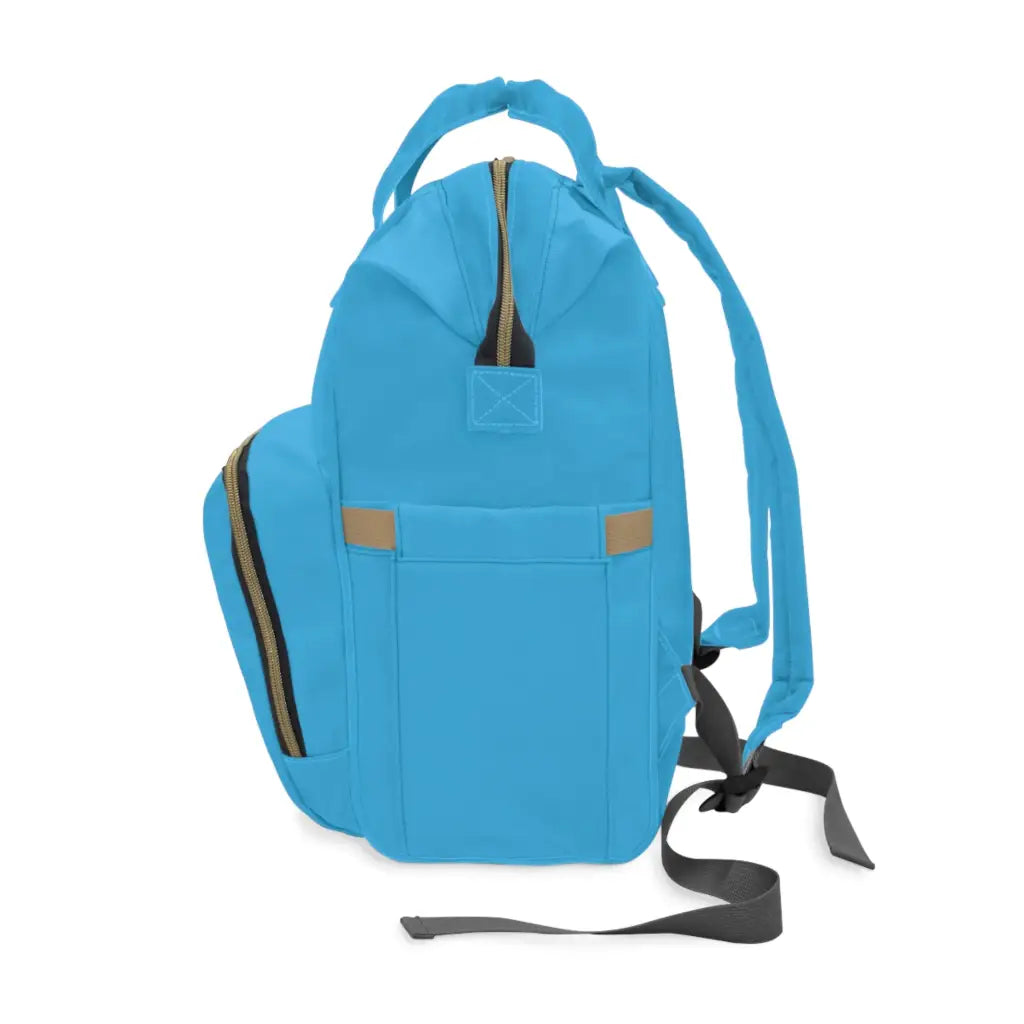 Sky Blue Multifunctional Diaper Backpack - 15.0 × 10.8 6.7’’