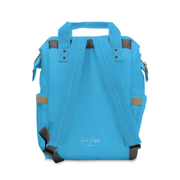 Sky Blue Multifunctional Diaper Backpack - 15.0 × 10.8 6.7’’