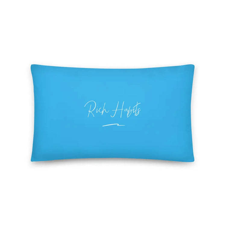 Sky Blue Pillow - 20″×12″