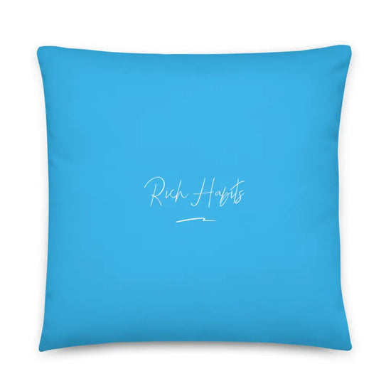 Sky Blue Pillow - 22″×22″