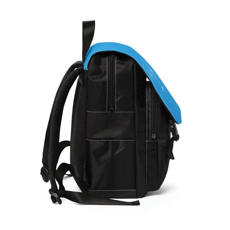 Sky Blue Shoulder Backpack - One size - Bags