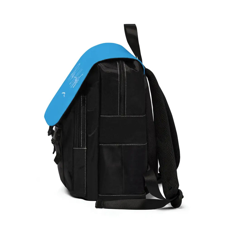 Sky Blue Shoulder Backpack - One size - Bags