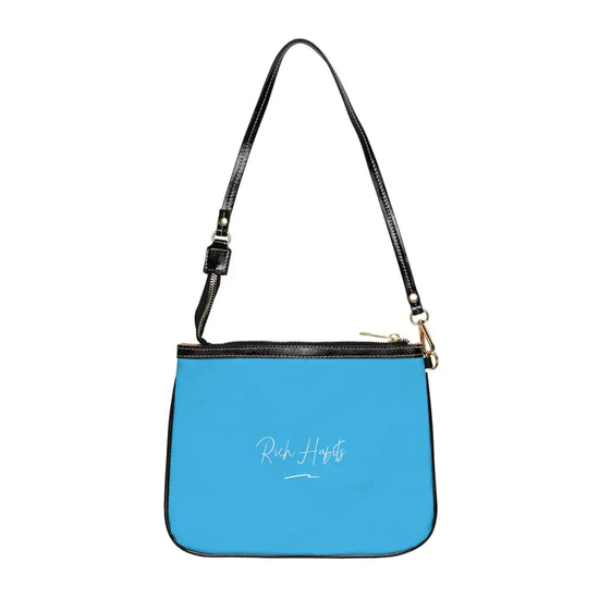 Sky Blue Small Shoulder Bag - 10 × 8 / Black - Bags