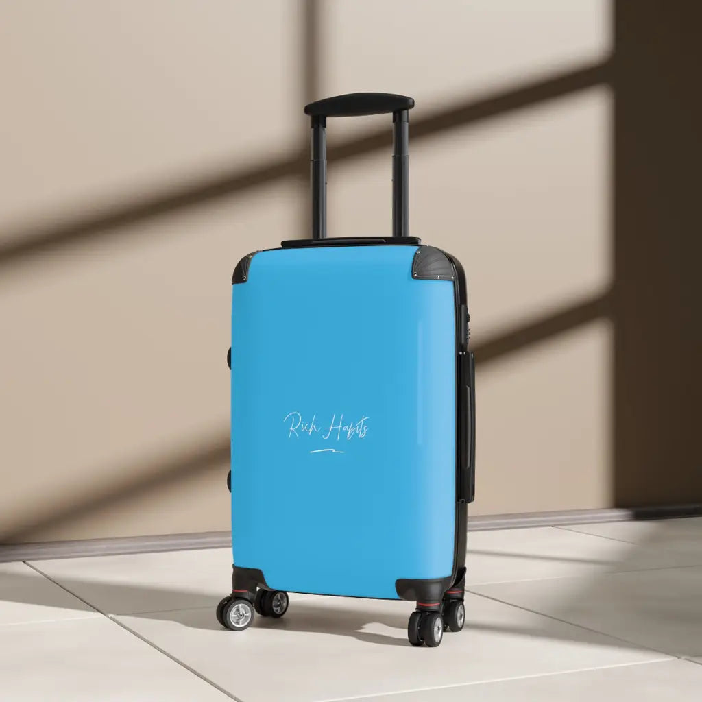 Sky Blue Suitcase - Bags