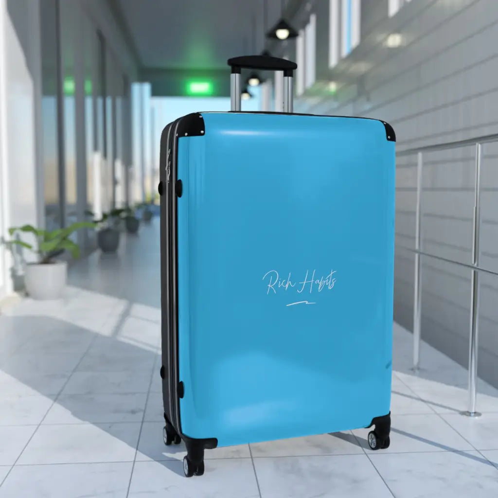 Sky Blue Suitcase - Bags