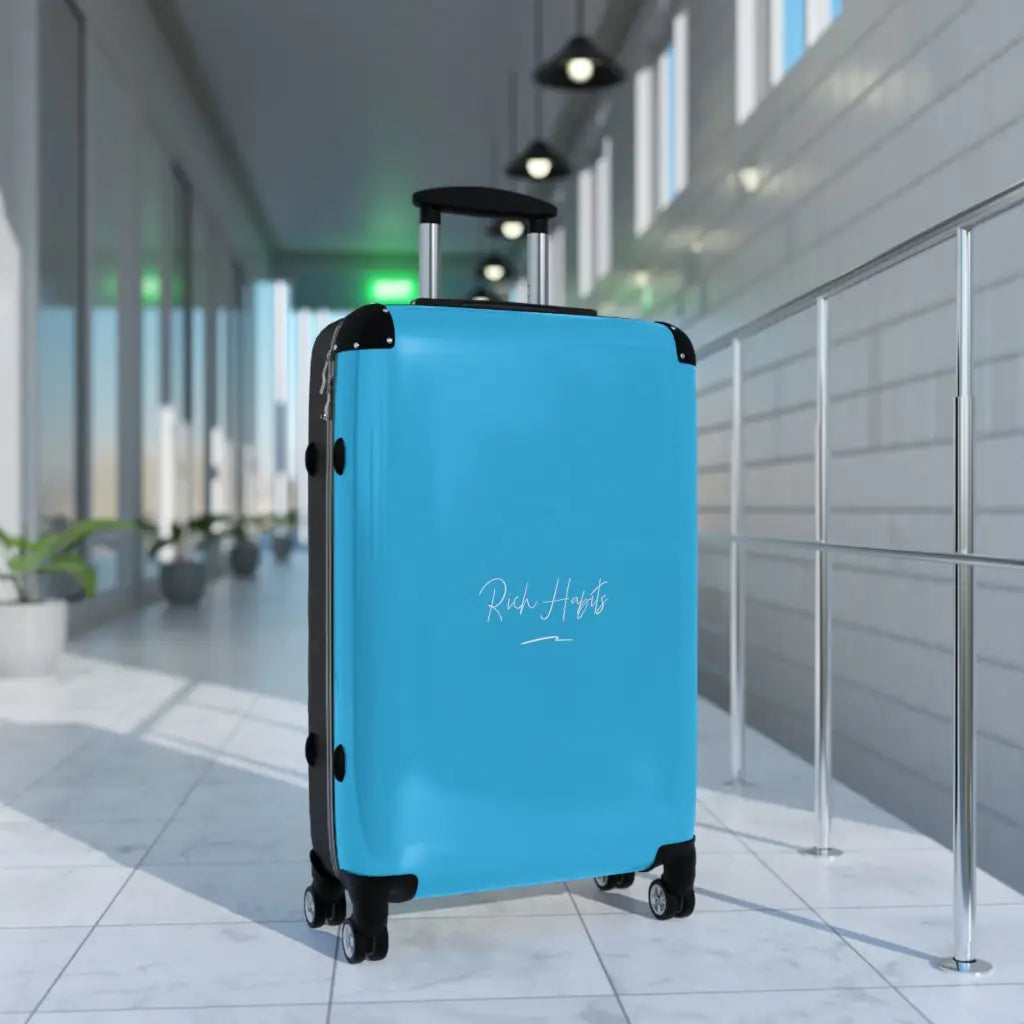 Sky Blue Suitcase - Bags