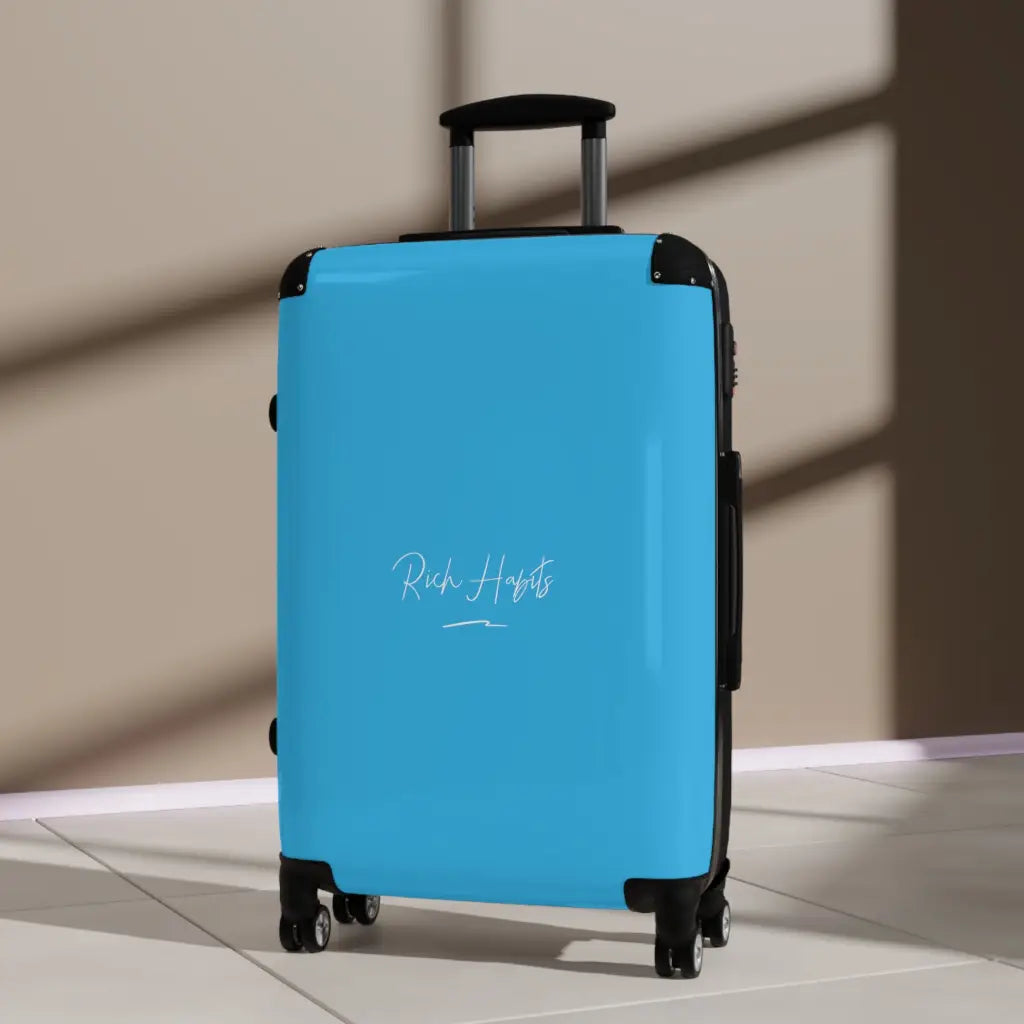 Sky Blue Suitcase - Bags