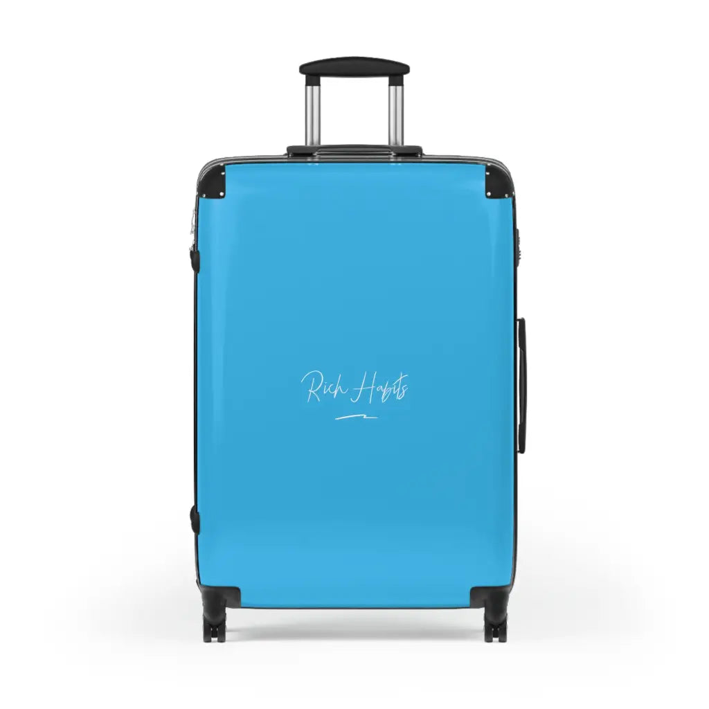 Sky Blue Suitcase - Large / Black - Bags