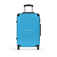 Sky Blue Suitcase - Medium / Black - Bags