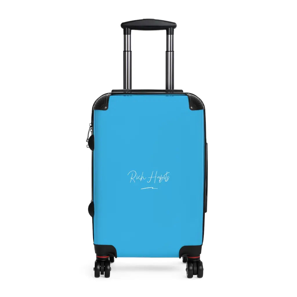 Sky Blue Suitcase - Small / Black - Bags