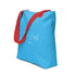 Sky Blue Tote bag - Red