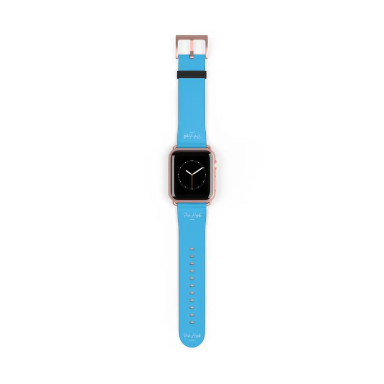 Sky Blue Watch Band - 38 - 41 mm / Rose Gold Matte -