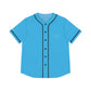 Sky Blue Women’s Baseball Jersey - XL / Black - All Over