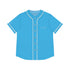 Sky Blue Women’s Baseball Jersey - XS / Black - All Over