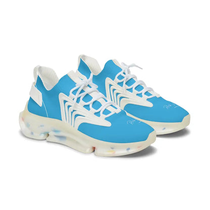 Sky Blue Women’s Mesh Sneakers - White sole / US 5.5 - Shoes