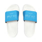 Sky Blue Youth PU Slide Sandals - White / Kid’s 13 - Shoes