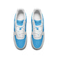 RH1 Sky Blue/White Low Top Leather Sneakers - Shoes