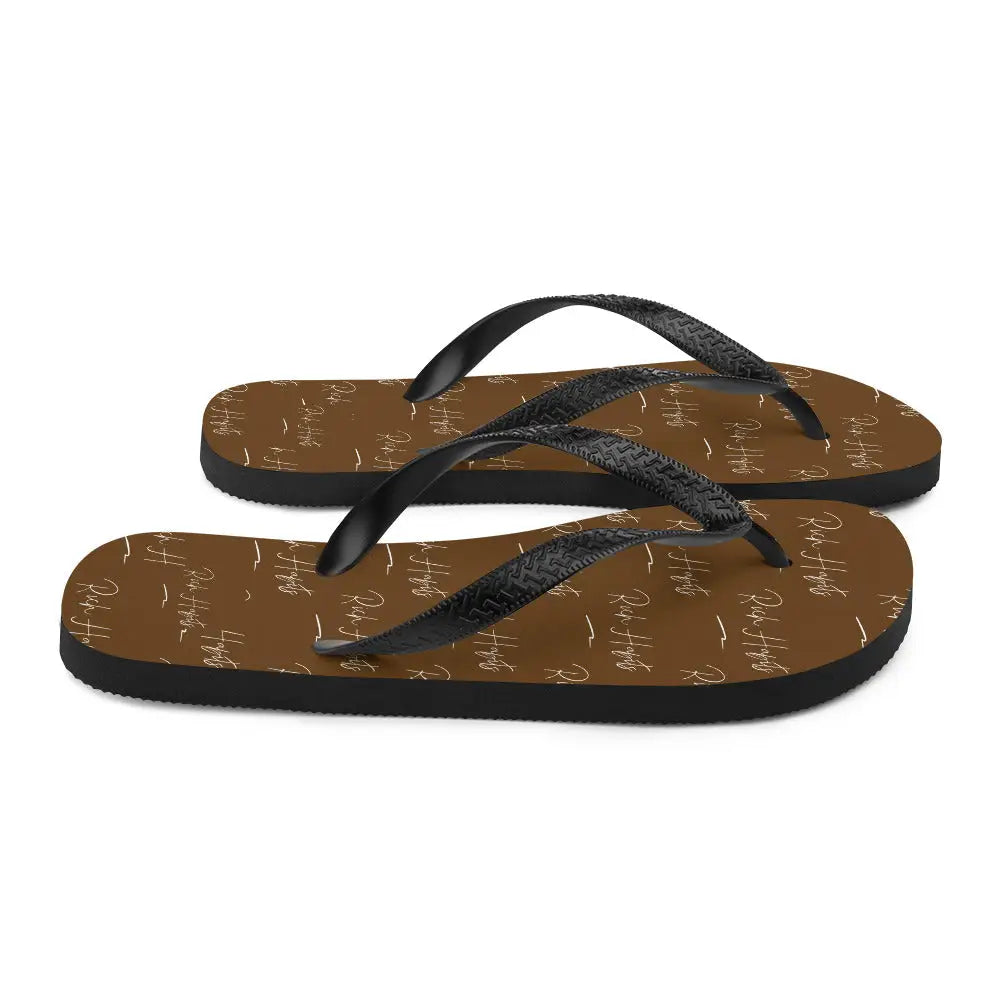 Brown Flip-Flops