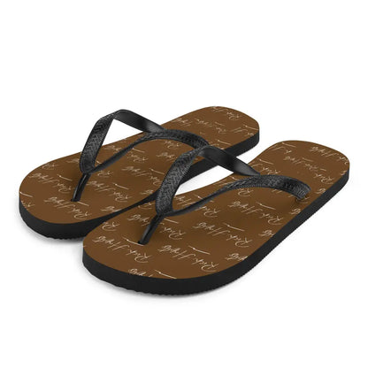 Brown Flip-Flops - S