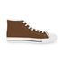 Brown Men’s High Top Sneakers - US 5 / White sole - Shoes