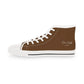 Brown Men’s High Top Sneakers - Shoes