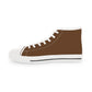 Brown Men’s High Top Sneakers - Shoes