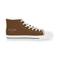 Brown Men’s High Top Sneakers - Shoes